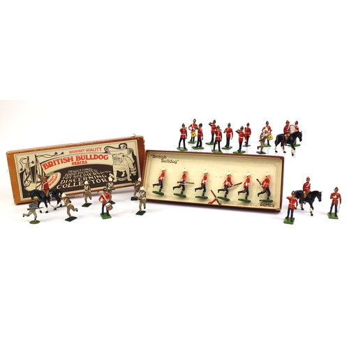 260 - Group of hand painted toy soldiers, including boxed set of six from The British Bulldog series and B... 