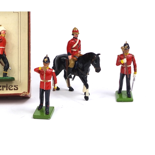 260 - Group of hand painted toy soldiers, including boxed set of six from The British Bulldog series and B... 