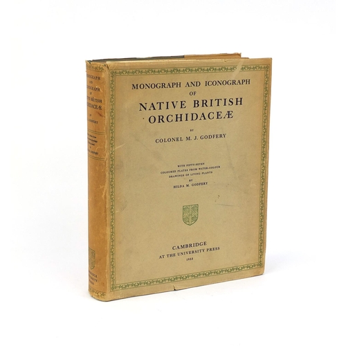 236 - Monograph and iconograph of native British Orchidaceae by Colonel M J Godfery, hardback book, publis... 