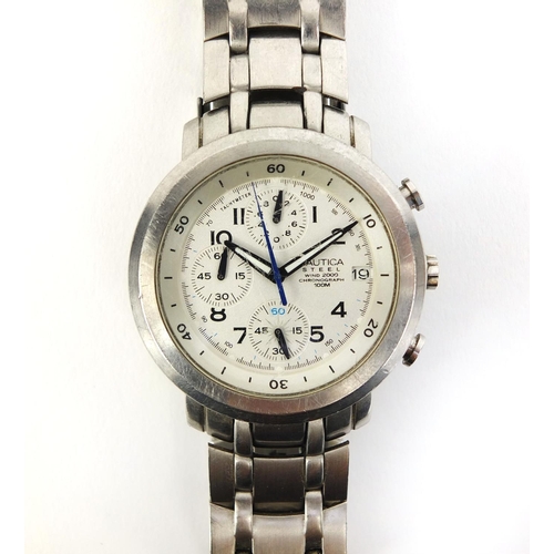 Nautica on sale chronograph 100m