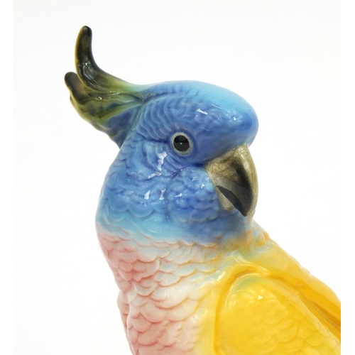 2084 - Beswick model of a Cockatoo, factory marks and numbered 1180 to the base, 22cm high