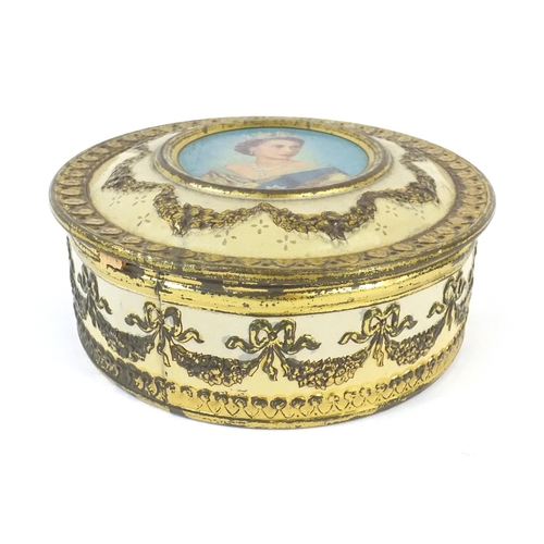 417 - 1952 Elizabeth II Coronation tin complete with original glacier fruit sweets