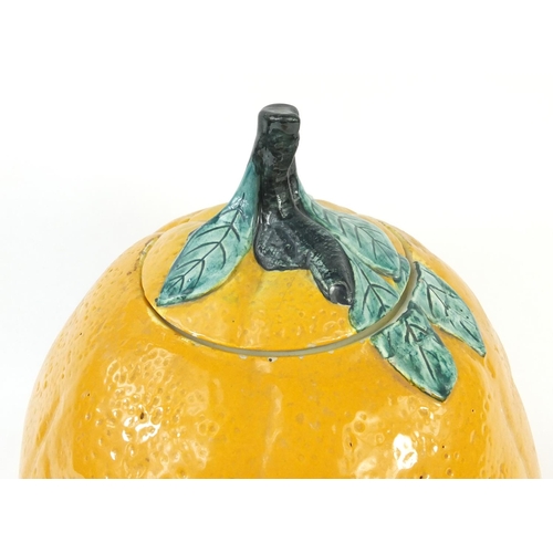 404 - Large ceramic lemon juice dispenser, 42cm high