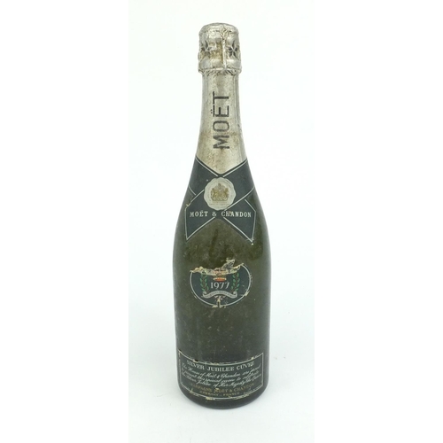 411 - Bottle of 1977 Queens Jubilee Moet and Chandon Champagne