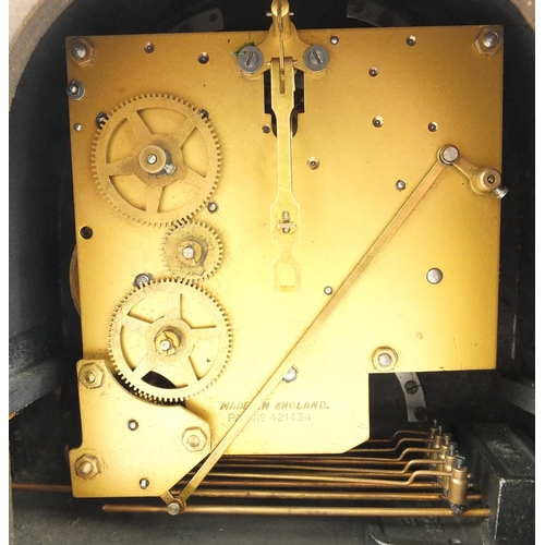 269 - Art Deco Enfield mantle clock with Westminster chime, 22.5cm high