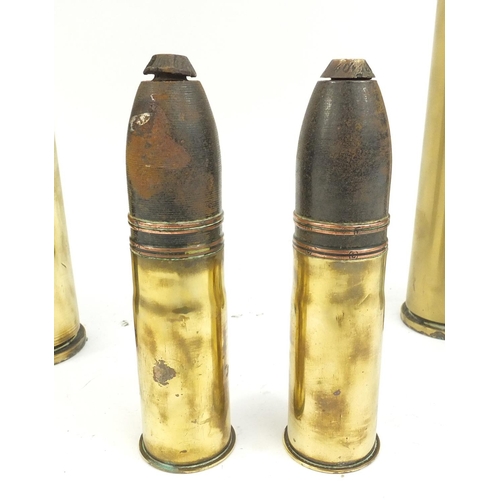 652 - Collection of Military interest brass shell cases