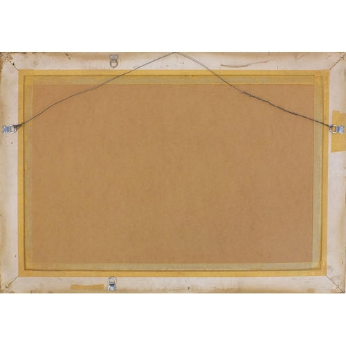 2039 - Rectangular gilt framed bevelled edge mirror, 89cm x 63cm