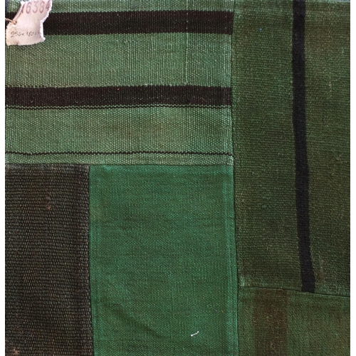 2023 - Turkish Ethnicon wool patchwork rug, label to the underside, 253cm x 180cm
