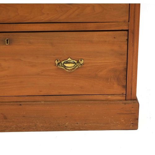 2041 - Pine four drawer chest, 81cm high x 91cm wide x 43cm deep