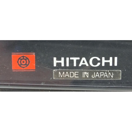 273 - Retro Hitachi orange television model P-32-311