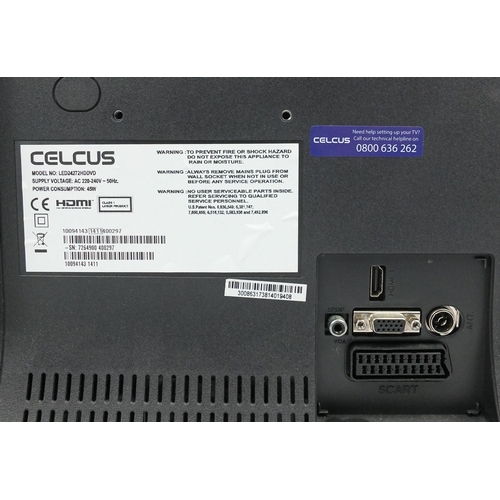 276 - Celcus 24inch LED television, DVD combi with box