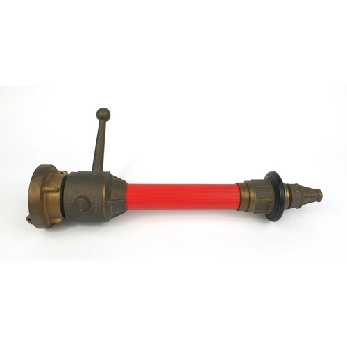 647 - Renus brass fireman's tap, 43cm long