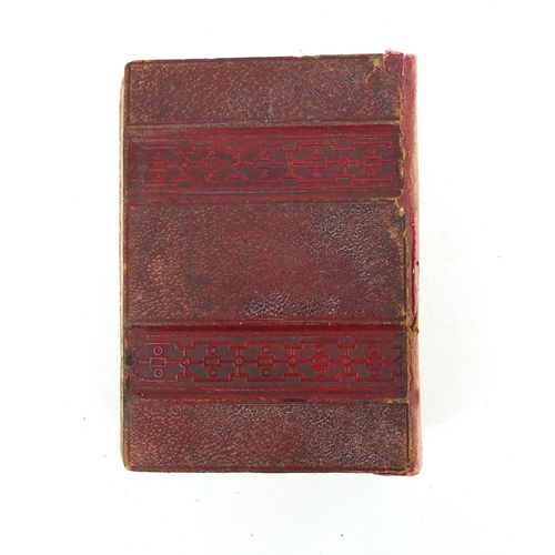 181 - Victorian leather album of photographic cabinet cards