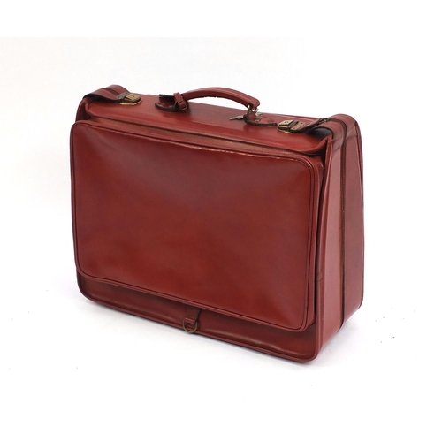 234 - Barrow/Hepbum leather suitcase, 55cm long