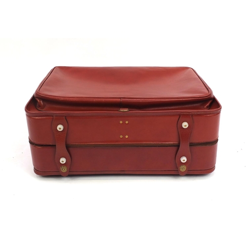 234 - Barrow/Hepbum leather suitcase, 55cm long