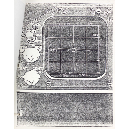 390 - Military interest Pilots copy of the F15 1983 training manual, used by the US Air Force