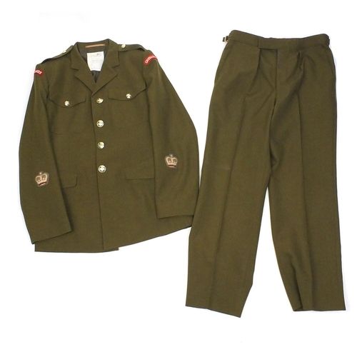 656 - British Military interest No.2 dress uniform with Grenadier guards patches