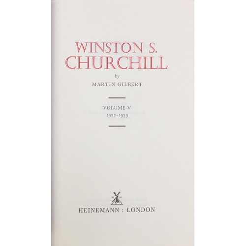 234 - Set of eight first edition Winston S Churchill hardback books with dust jackets, including Youth You... 