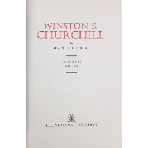 234 - Set of eight first edition Winston S Churchill hardback books with dust jackets, including Youth You... 