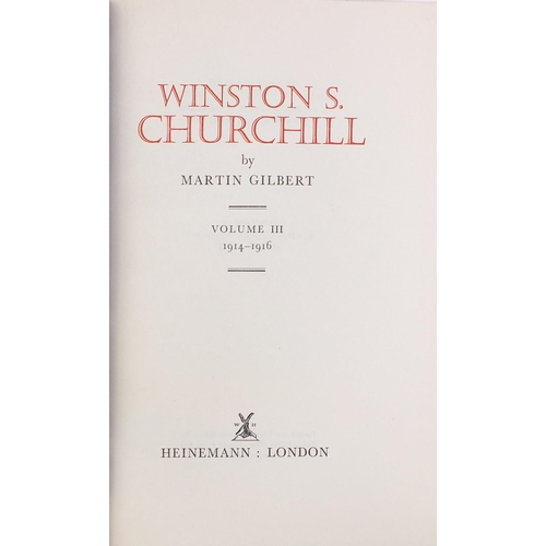 234 - Set of eight first edition Winston S Churchill hardback books with dust jackets, including Youth You... 