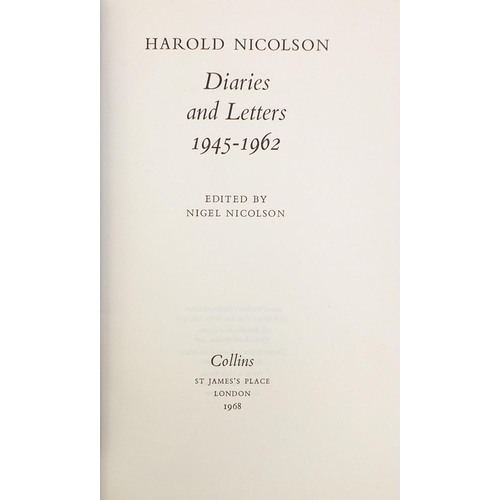 235 - Twelve Political interest hardback books, including a set of five Harold Macmillan signed examples a... 