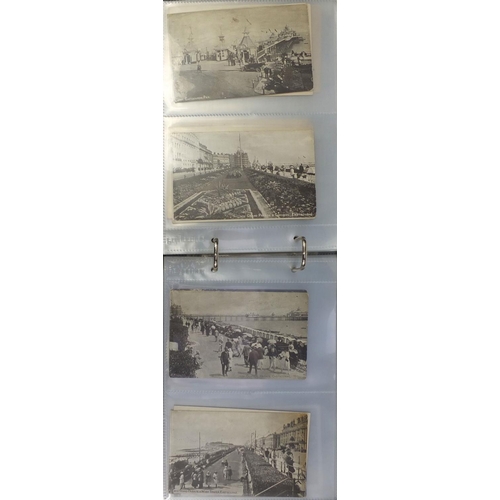 206 - Two albums of predominantly Eastbourne related postcards, including The Town Hall, Royal Parade and ... 