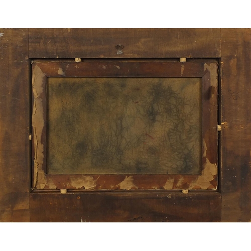 1111 - Giuseppe Giardiello - Early 20th century oil onto canvas, The Entertainer, figures in an interior, s... 
