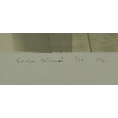 1289 - Brendon Neiland - Pencil signed limited edition coloured lithograph, Citti Corp, dated 1980, numbere... 