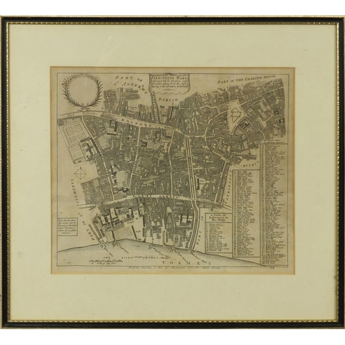 220 - 18th century Farrington Ward map of St Andrews taken from the last survey with corrections and amend... 