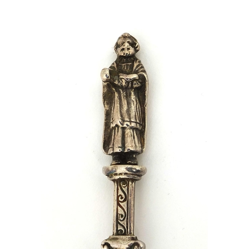 891 - Victorian silver apostle spoon, London import marks 1890, 19.5cm long, approximate weight 73.0g