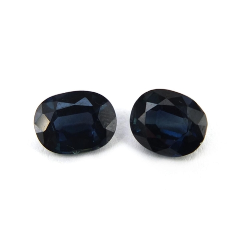 1035 - Two large natural sapphires