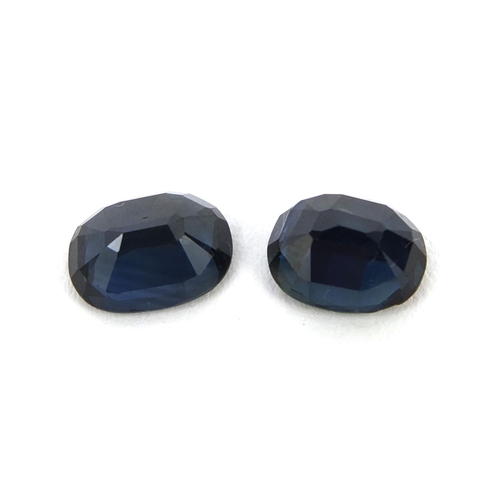 1035 - Two large natural sapphires