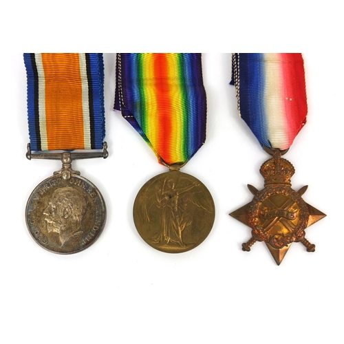 327 - British Military World War I trio, awarded to LIEUT.E.DOHERTY.R.A.M.C comprising The Victory medal, ... 