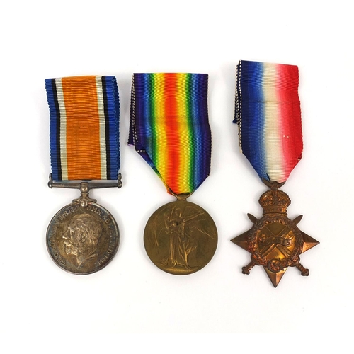 327 - British Military World War I trio, awarded to LIEUT.E.DOHERTY.R.A.M.C comprising The Victory medal, ... 