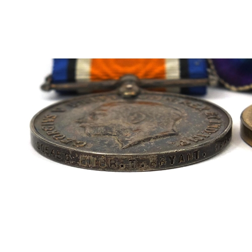 330 - British Military World War I Victory and 1914-18 war medals awarded to 905450BMBR.T.BRYANT.R.A