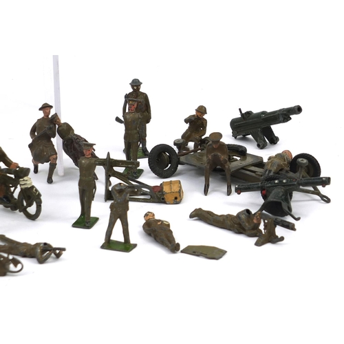 429 - Large collection of Military interest hand painted lead soldiers including John Hill & Co and Britai... 