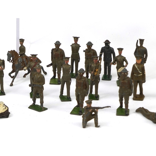 429 - Large collection of Military interest hand painted lead soldiers including John Hill & Co and Britai... 