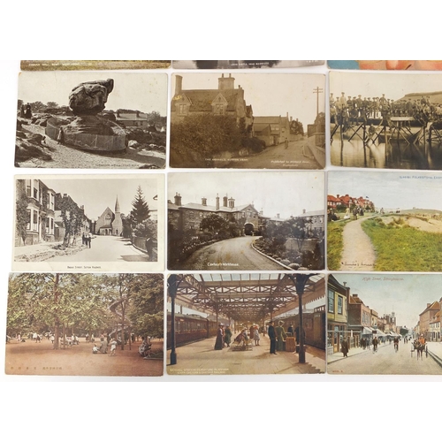 204 - Group of postcards including Military, Oriental and topographical examples, some photographic exampl... 