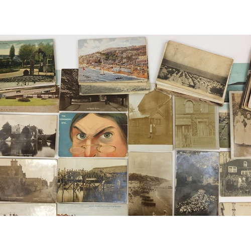 204 - Group of postcards including Military, Oriental and topographical examples, some photographic exampl... 