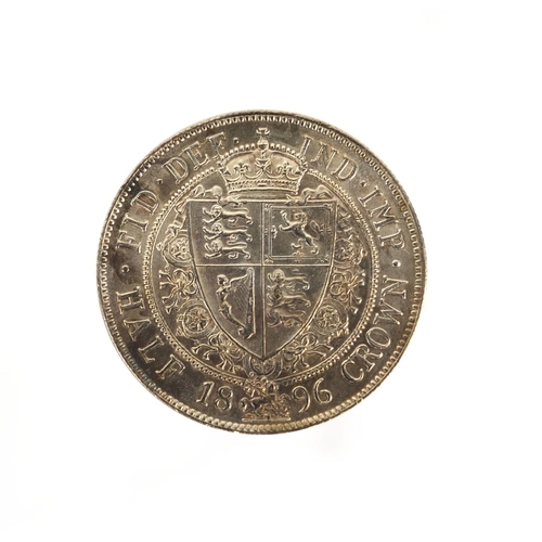 288 - Queen Victoria 1896 silver half crown, approximate weight 14.0g