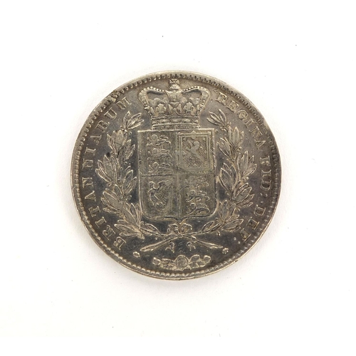 276 - Victoria young head 1844 silver crown, approximate weight 28.1g