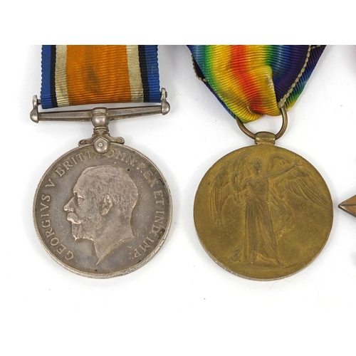 323 - Britih Military World War I trio awarded to T-31114PTE.S.J.BUSH.A.S.C. together with safe driving co... 