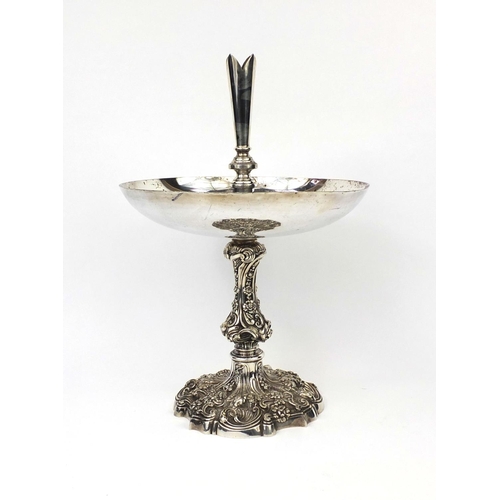 904 - Walker & Hall silver plated centre piece, 38cm high