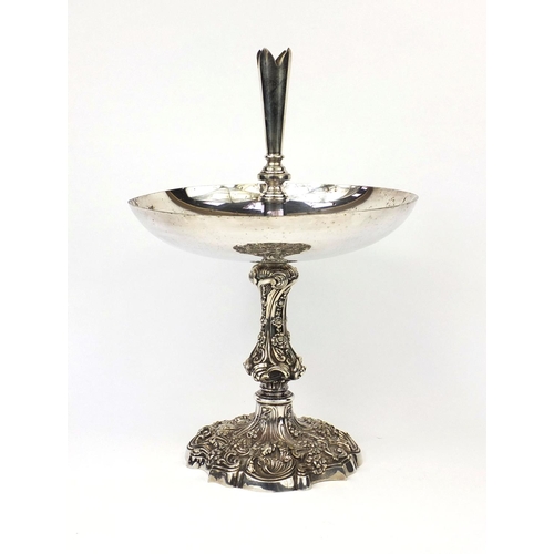 904 - Walker & Hall silver plated centre piece, 38cm high