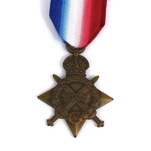 336 - British Military World War I 1914-18 Star awarded to 12-05365PTEW.KNIGHTSBRIDGE.A.S.C.