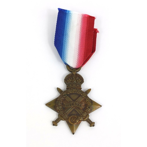 336 - British Military World War I 1914-18 Star awarded to 12-05365PTEW.KNIGHTSBRIDGE.A.S.C.