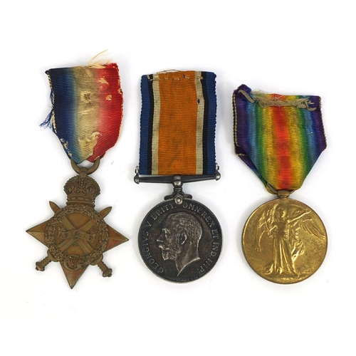 329 - British Military World War I trio awarded to 3012PTE.F.LENHAM.R.W.KENTR. Comprising The Victory meda... 