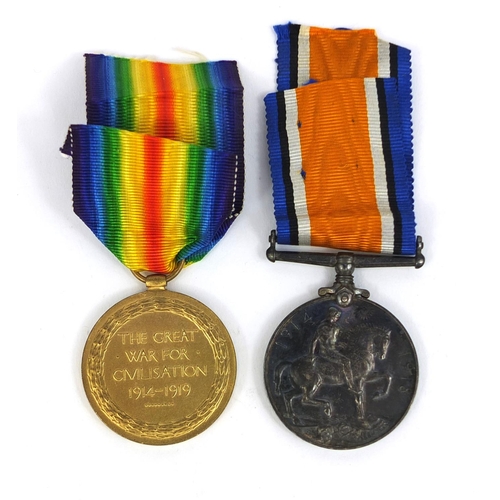 332 - British Military World War I Victory and 1914-18 War medals awarded to 4-1587PTE A.KNIGHTR.USS.R