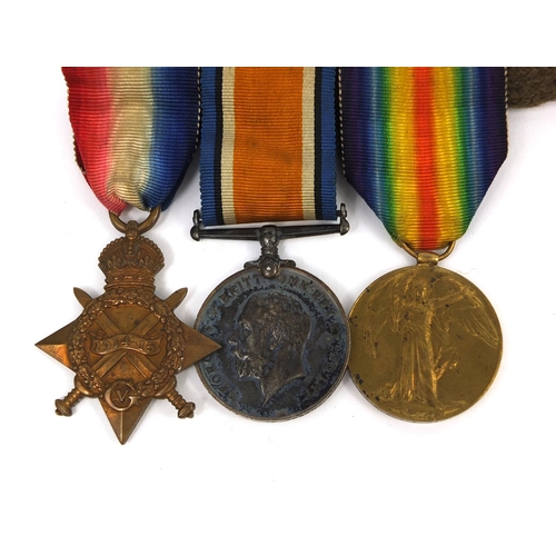 317 - British Military World War I trio awarded to 1735S.SJT.W.BROWN.R.E. comprising The Victory medal, 19... 