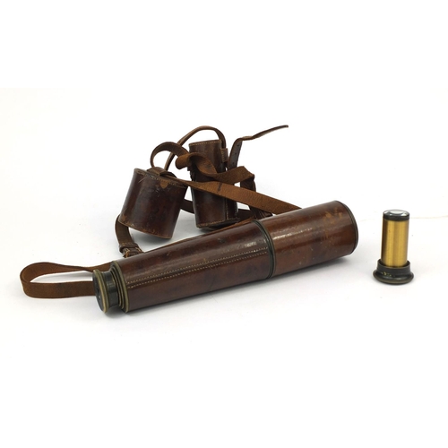 383 - Military interest MK IV 1917 three drawer telescope by R & J Beck of London, together with an aditio... 